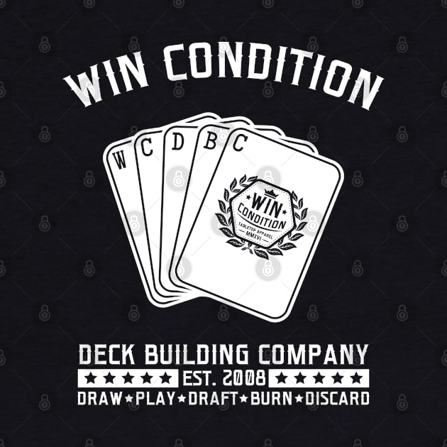 Win Condition Deck Building Company (Dark Shirts) by WinCondition